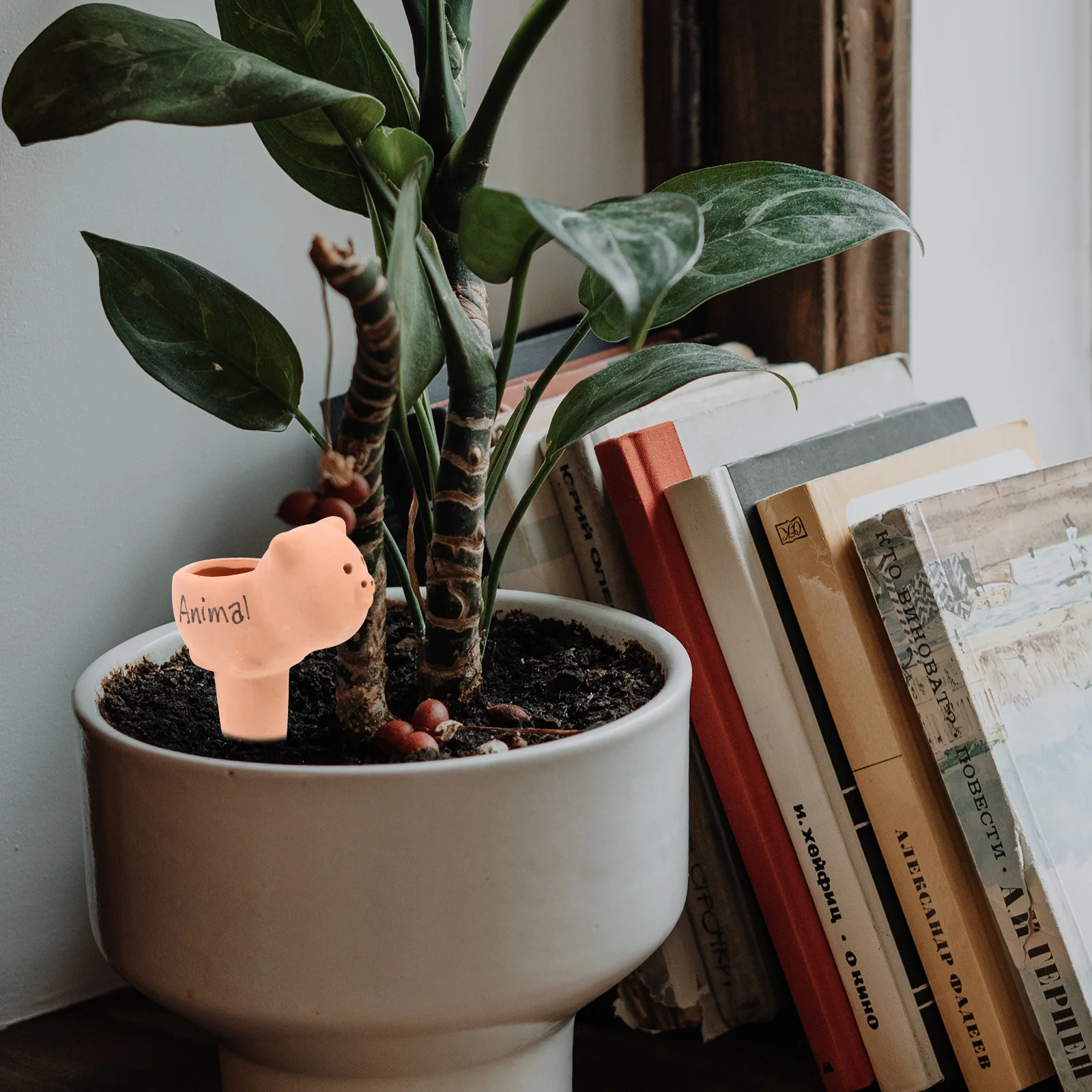 

2 Pcs Plant Watering Spike Flower Device Automatic Spikes Terracotta Self-watering Globe Small Globes Bulbs Drippers