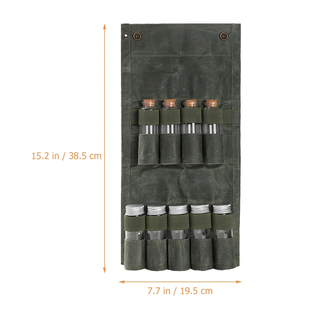 

Outdoor Spice Containers Camping Supplies Portable Travel Holders Reusable Wear-Resistant Picnic Spice Bottle Kit
