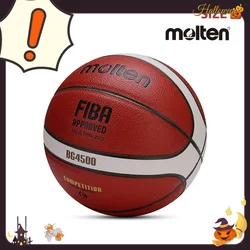 Molten BG4500 basketball size 7, indoor outdoor cement ground wear resistant adult youth children competition training