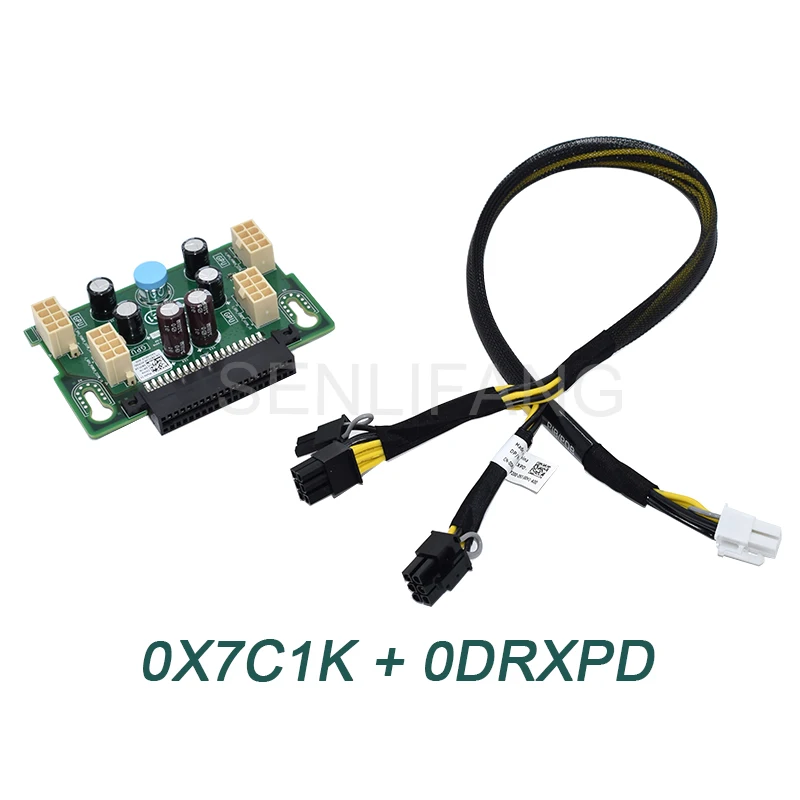 

For Poweredge T630 T640 GPU Power Supply Module Expansion Board X7C1K 0X7C1K CN-0X7C1K With Cable DRXPD 0DRXPD CN-0DRXPD