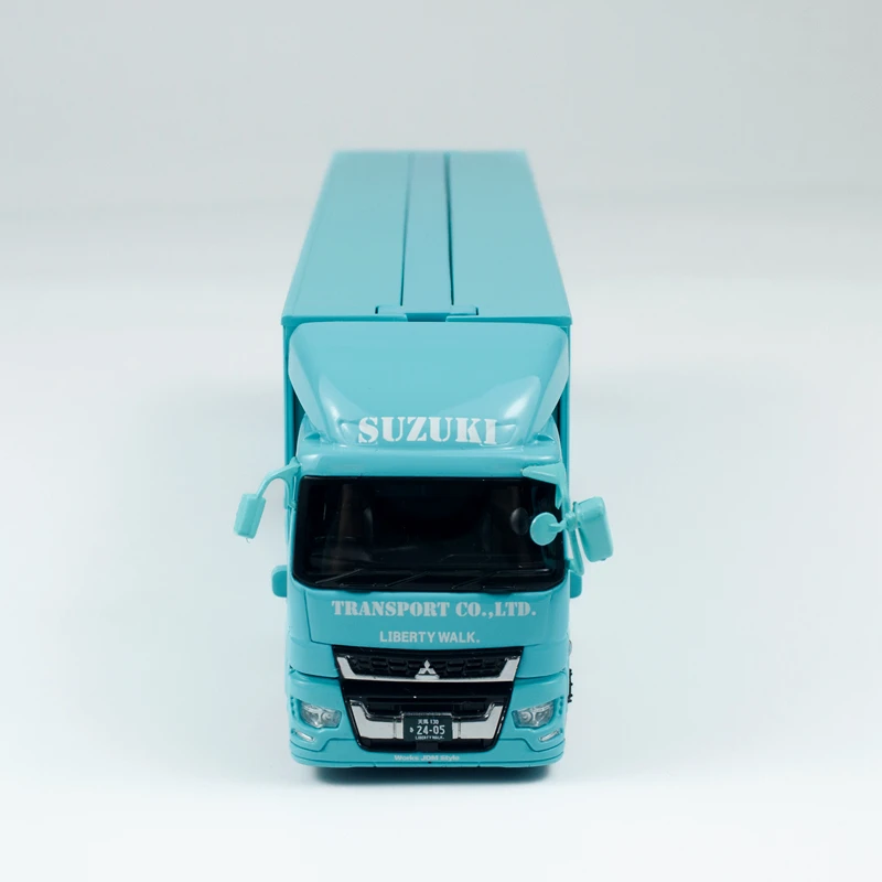 Tw 1:64 Mitsubishi Fuso Super Great Lb-Trucks Symulacja Stop Miniaturowy Model Samochodu Odlewany Kolekcja Zabawki Prezent Ozdoba