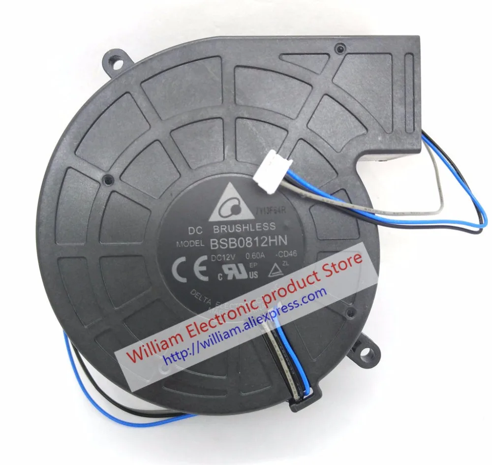 New Original BSB0812HN CD46 DC12V 0.60A 80*25MM 3Lines 4Pin Projector cooling fan blower