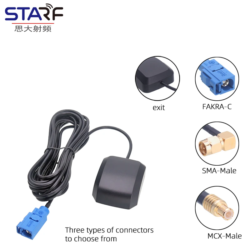 High Gain Dual-mode External Car GPS Antenna GPS L1+BD B1 Is Suitable for Magnetic Installation in Various Car Models