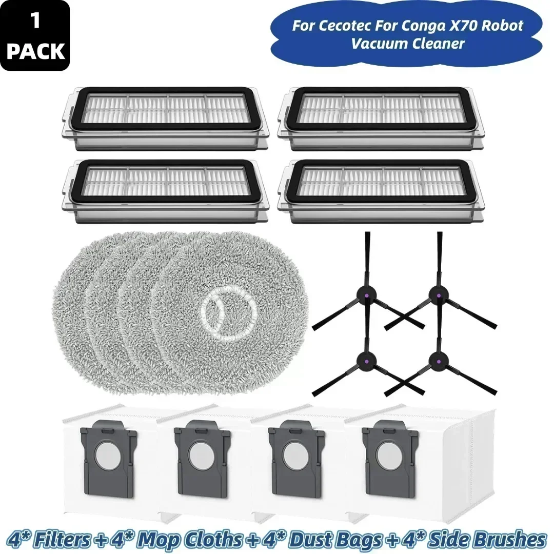 4* Filters + 4* Mop…