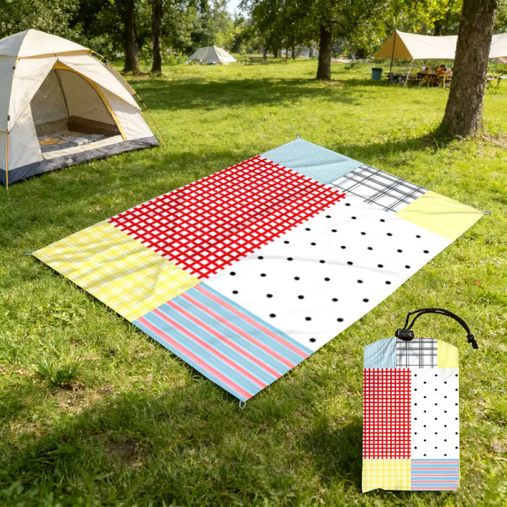 Foldable Camping Blanket Waterproof Picnic Mat Portable Sandproof Beach Rug Moisture Proof Pad Outdoor Travel Gear