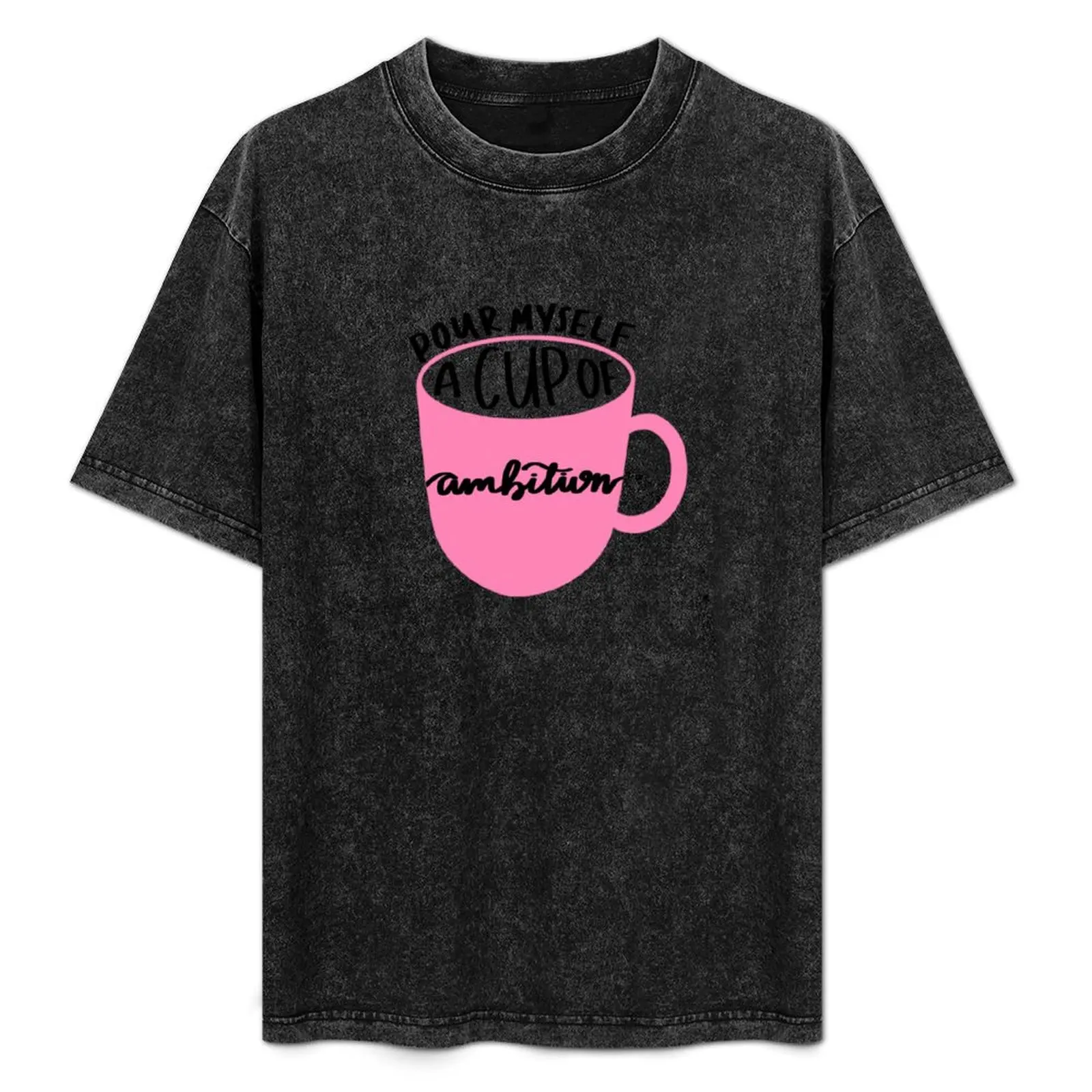 

Cup of Ambition T-Shirt heavyweights shirts graphic tee graphics plain Men's cotton t-shirt