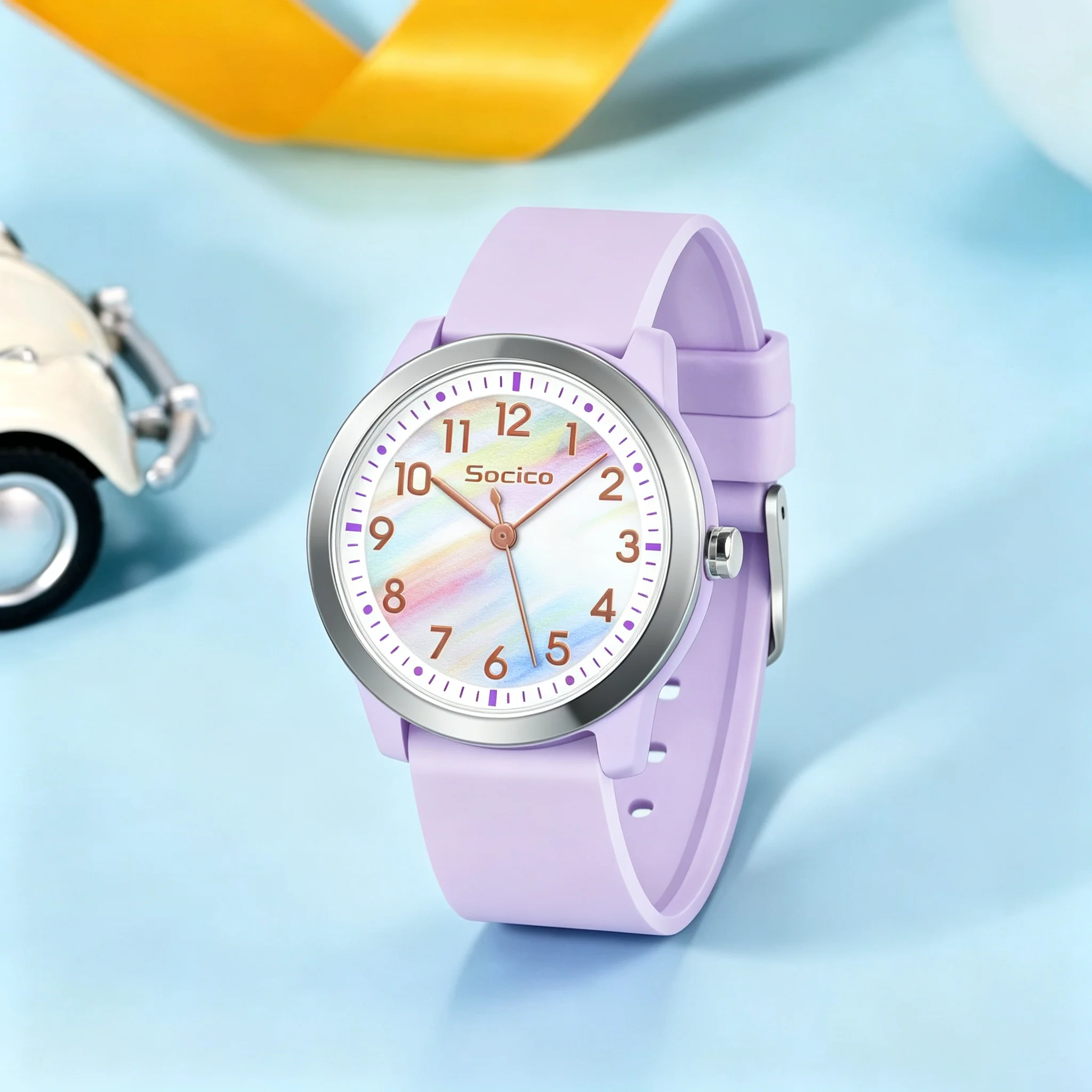 PROKING Kids Watch for Girls Boys Children Teens Analog for Kid 8-18 Years Old Learning Time and Easy to Read 50M Waterproof Wit