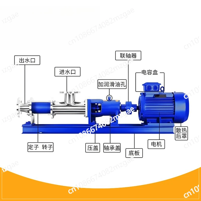 YW-R02 stainless steel cast iron corrosion-resistant pressure filter sludge pump frequency conversion speed regulation