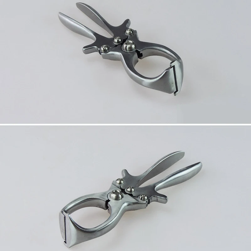 1 Pcs Livestock Tools Stainless Steel Without Blood Pig Sheep Castration Clamp Castration Tool Castration Forceps