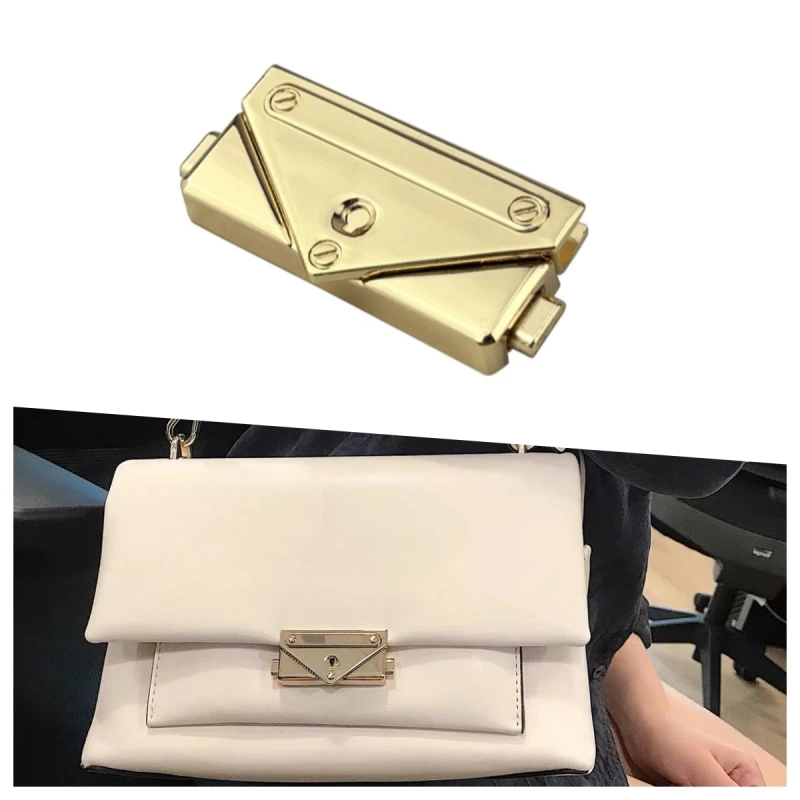 Square Plug Snap Lock Bag Closure Hardware Briefcase Press Automatic Locks for Bags Zinc Alloy Clasp Accessories