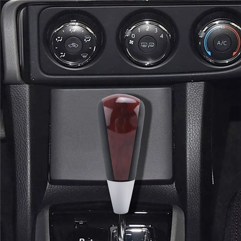 

Wood Grain Gear Shift Knob Shifter Lever Head For Toyota Corolla Ralink Vios HILUX Harrier Fortuner Accessories