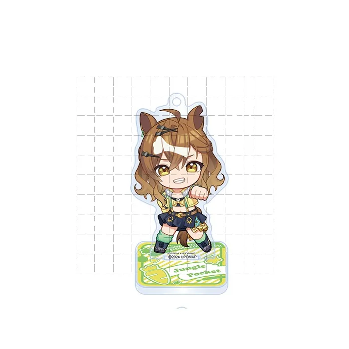 Game Jungle Pocket Agnes Tachyon Dantsu Flame Acrylic Stand Doll Anime Mini Figure Model Cosplay Toy for Gift