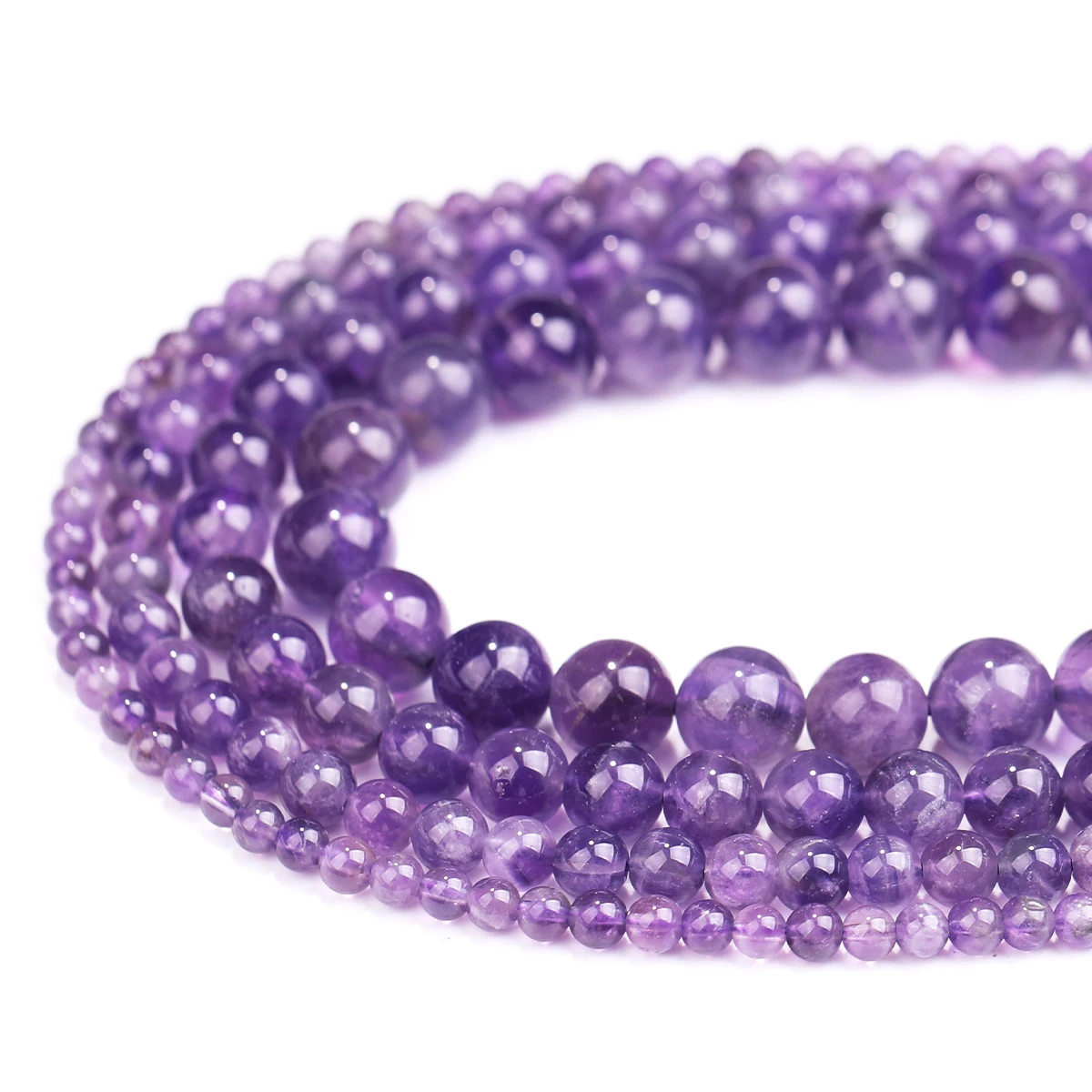 Natural Amethyst Crystal Beads 5