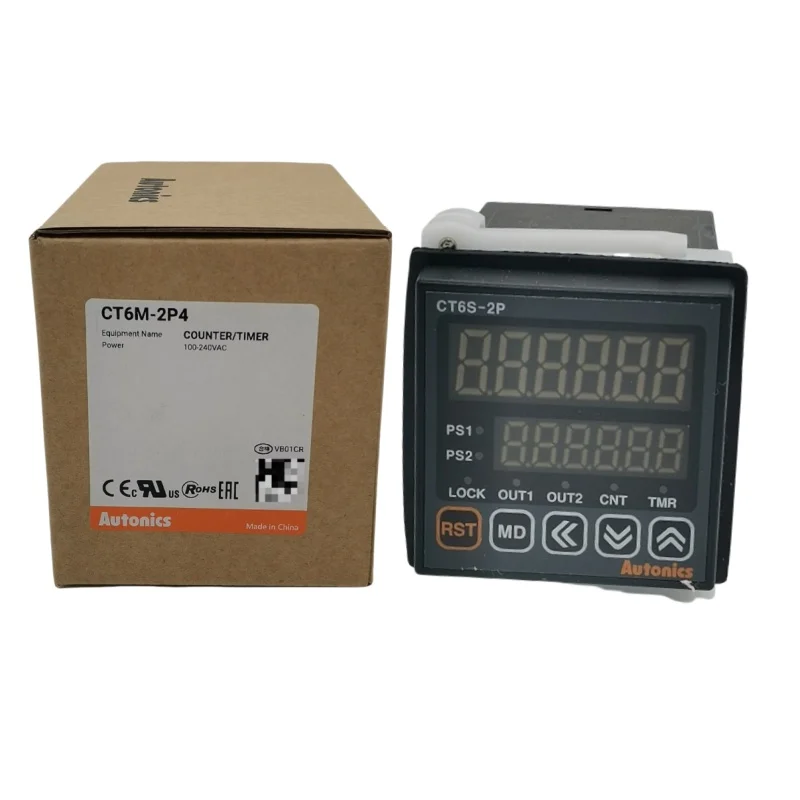 

Совершенно новый/оригинальный CT6S-2P4 подлинный многофункциональный таймер-счетчик 100-240 В переменного тока 50-60 Гц CT6M-2P4 СЧЕТЧИК/ТЕМЕР 100-240 В переменного тока