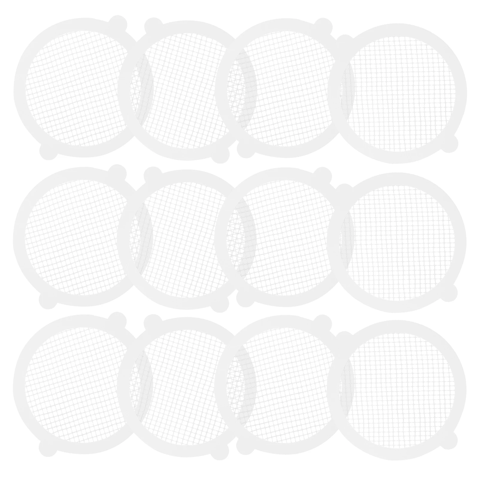 

30Pcs Floor Drain Sticker Glass Fiber Disposable Hair Catcher Filter Anti-Blocking Cover for Kitchen Bathroom Sink Sewer