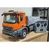 KABOLITE 5702 1/14 2.4Gリモートコントロール電動リフティングダンパーモデル 6x6 RCティッパー車両 2速サウンドライトモーターカーギフト 2