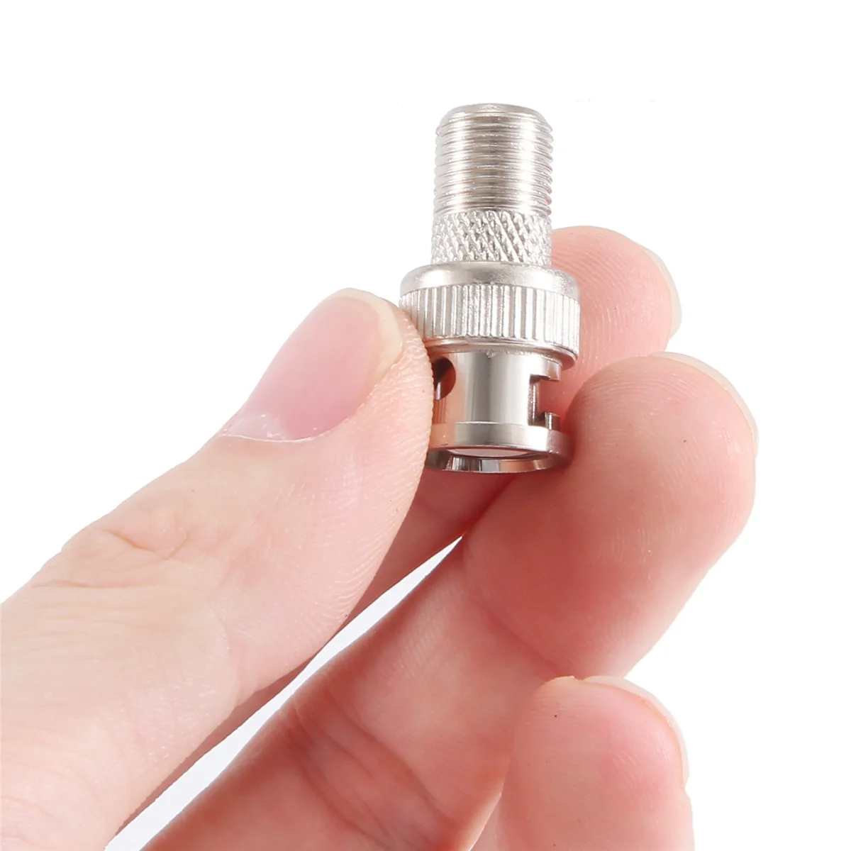 

A02R BNC Male to F Female CCTV Camera Coax Cable Connector (Pack of 10)