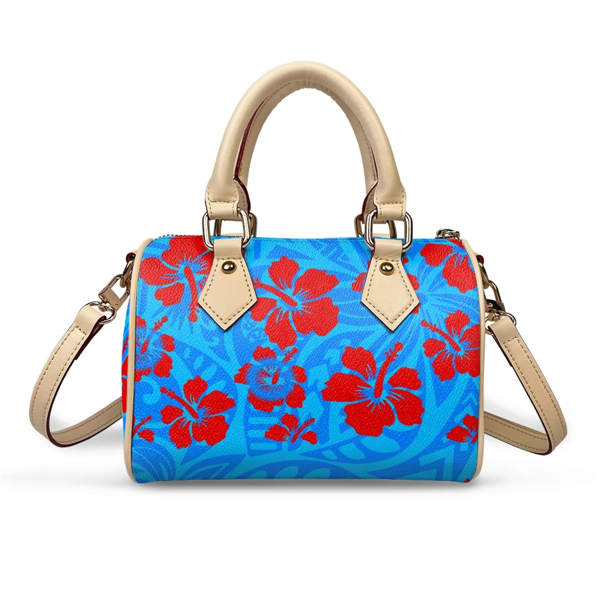 

Samoa Hibiscus Flower Design Women'S Handbag Small Pillow Bag Polynesian Crossbody Bag Custom New Design Women'S Bag Pattern