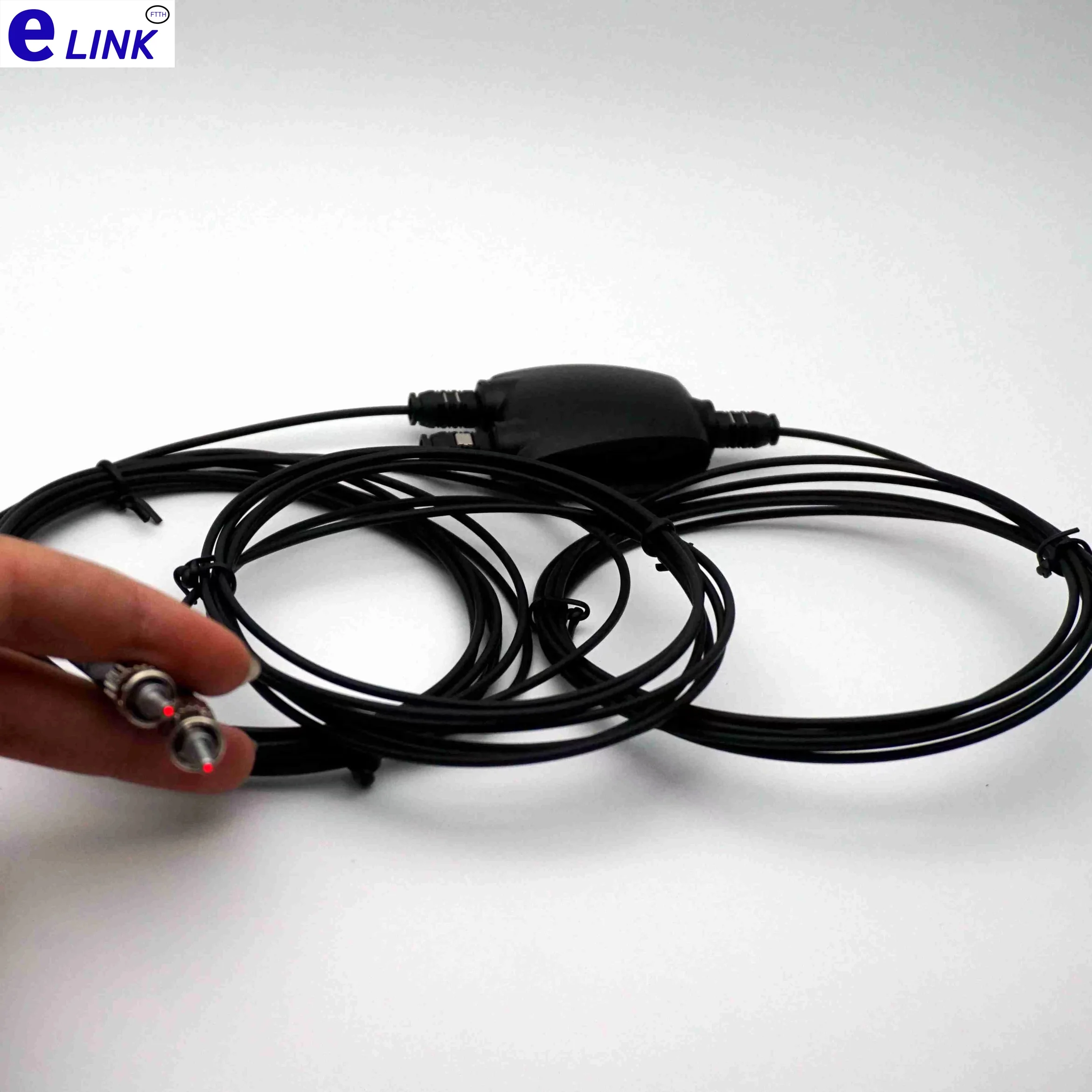 مقسم الألياف المقسم إلى ST من TOSLINK ، مقرنة بصرية ، 1 × 2 ،