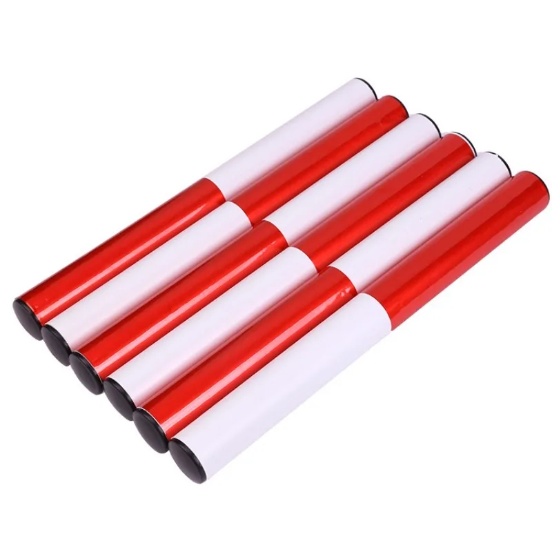 Plastic baton Athletics baton Plastic competition pvc baton red and white competition special