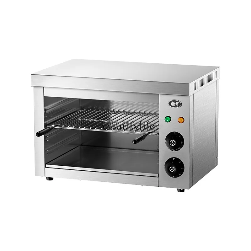 05Oven commercial 936 wall mounted electric heating surface stove fire grill electric barbecue bread grill fish drying stove