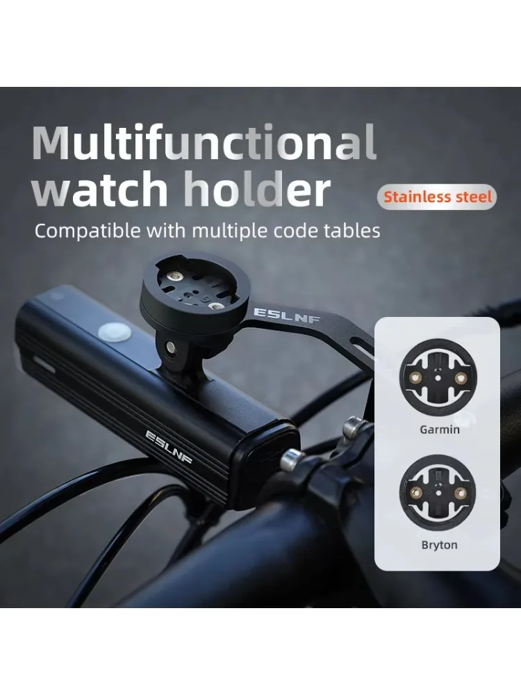 AliExpress NONE ESLNF Out Front Stainless Steel Bike Headlight Mount Computer Holder Lamp Support Rack Bracket for Garmin Bryton