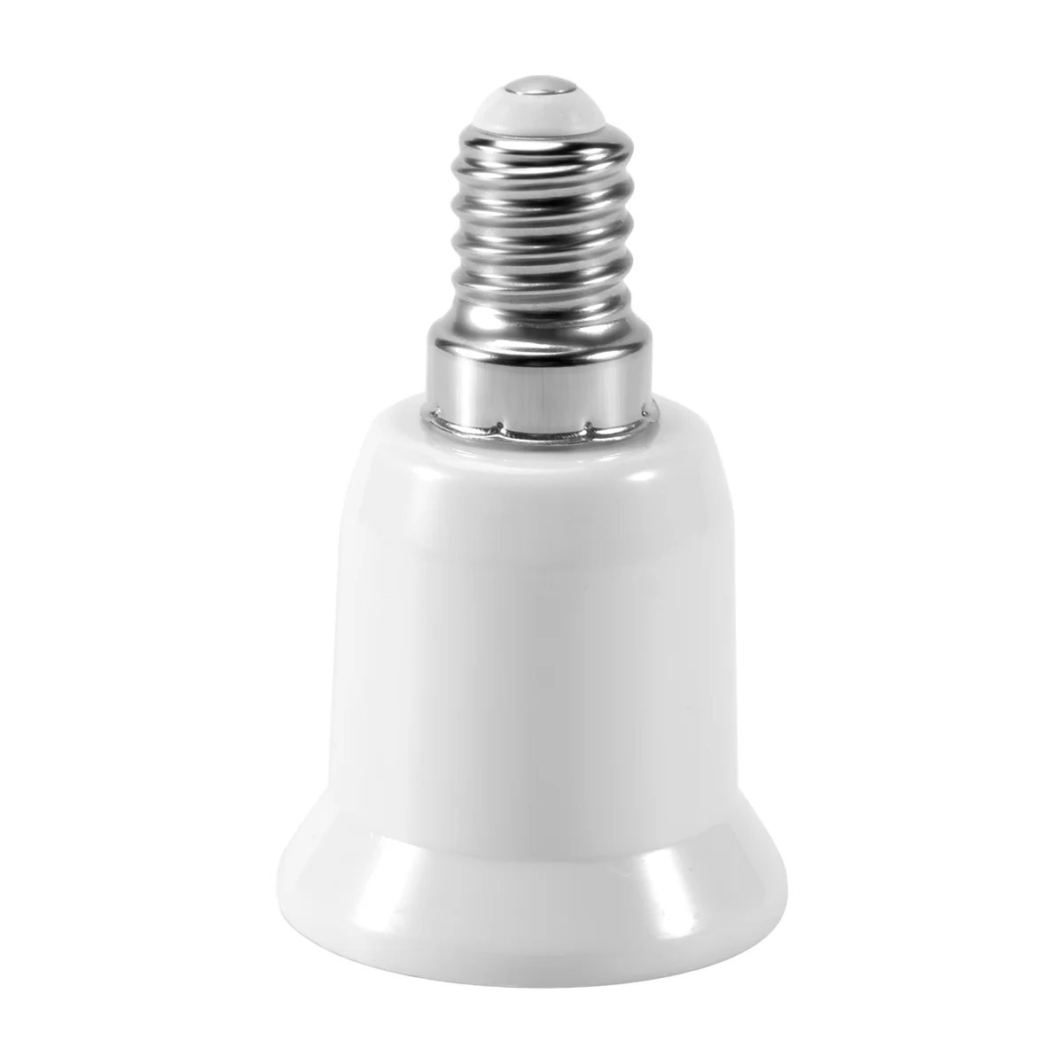 MQXGF E14 para E27 Estende Base LED CFL Lâmpada Adaptador Conversor Soquete de Parafuso
