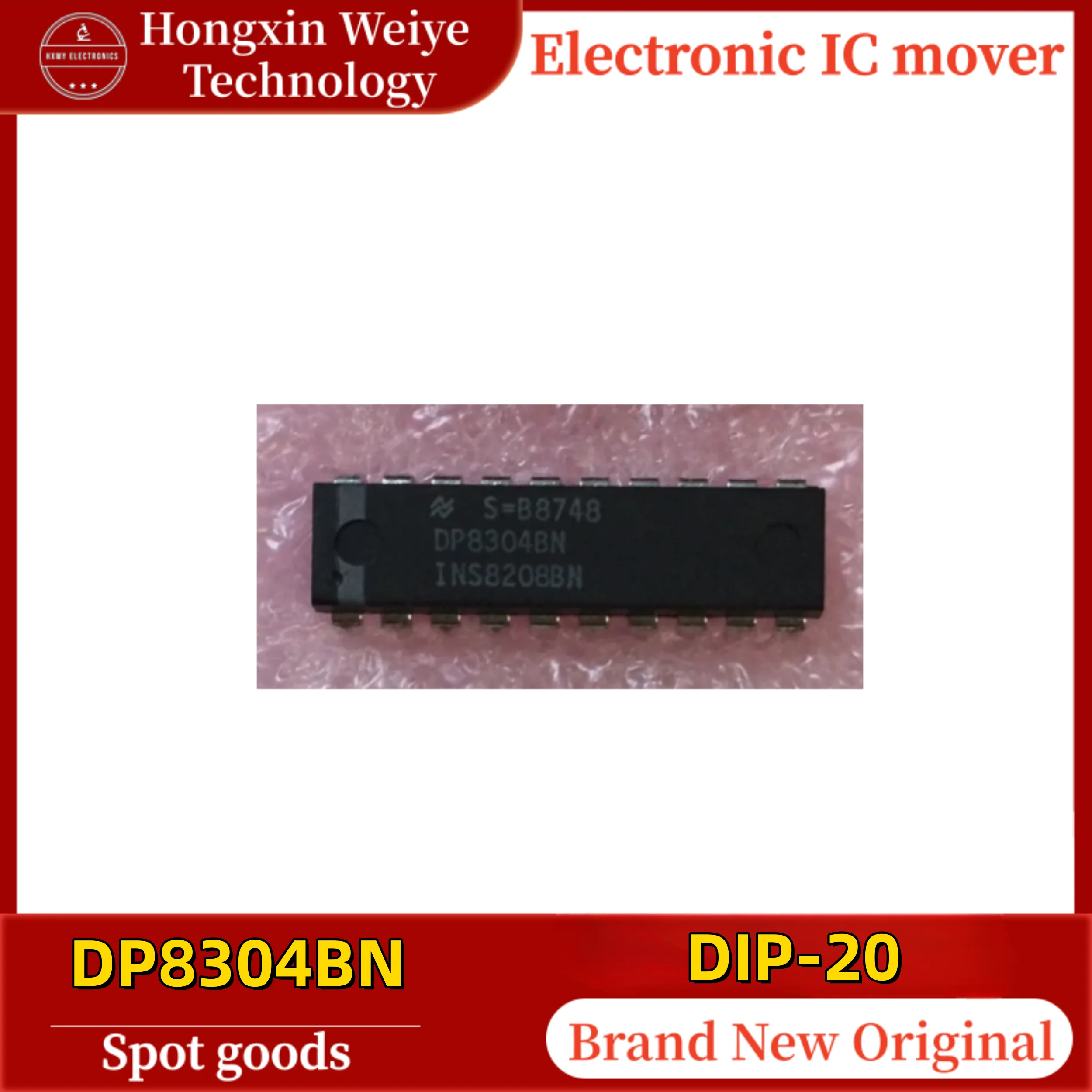 

(5/10 pieces) DP8304BN DP8304 DIP-20 Through-Hole Quad Bus Transceiver Interface IC Original Brand New In Stock Fast Shipping