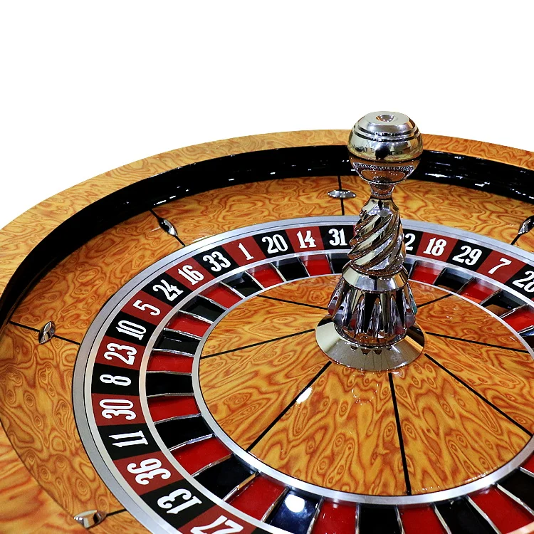 32 Inch Casino Grade Roulette Wheel Real Wood Crafted For Roulette Table Game