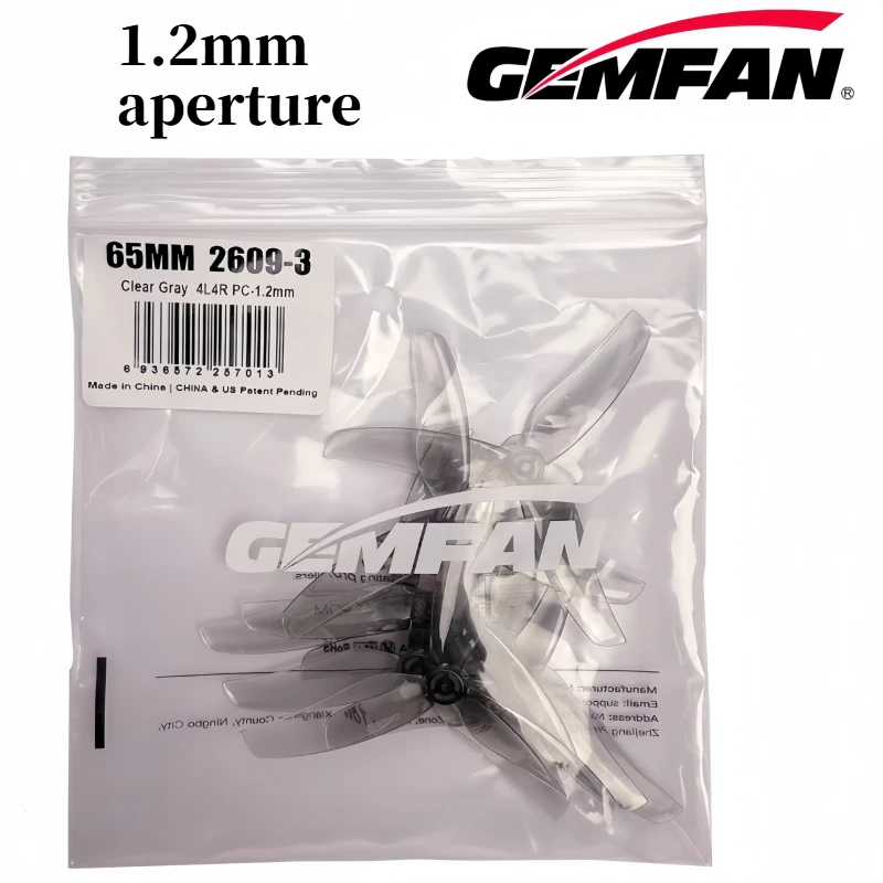 2609-3-Blatt-Propeller 1,2mm/1,5mm Öffnung für FPV Racing Drohne RC Quadcopter DIY-Teile