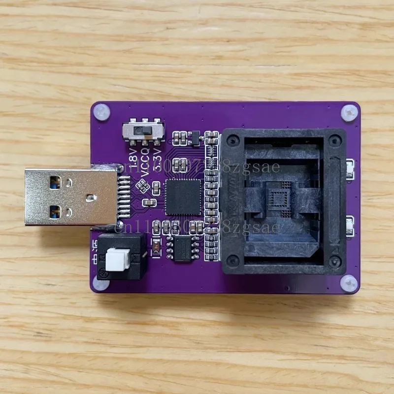 153 burning seat to USB3.0 mirror image read and write emmc chip test bga153 test rack GL3224E