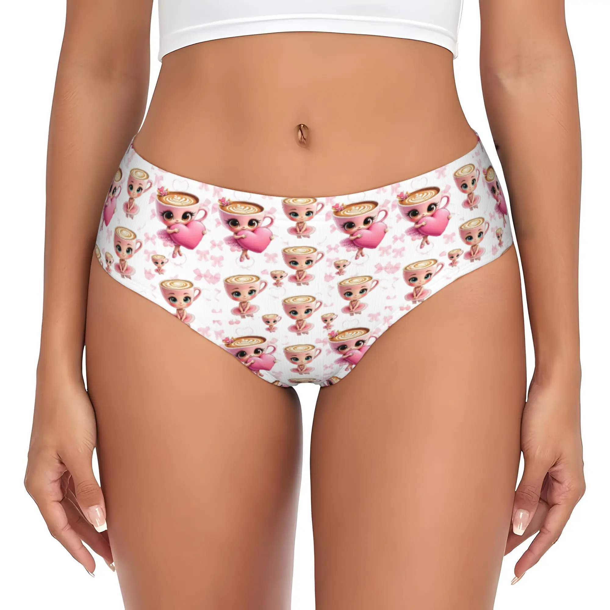 Calzoncillos de mujer italianos personalizados, estilo bailarina, de la marca Brainrot, con diseño de capuchón, ropa interior femenina, transpirables, tipo braga.