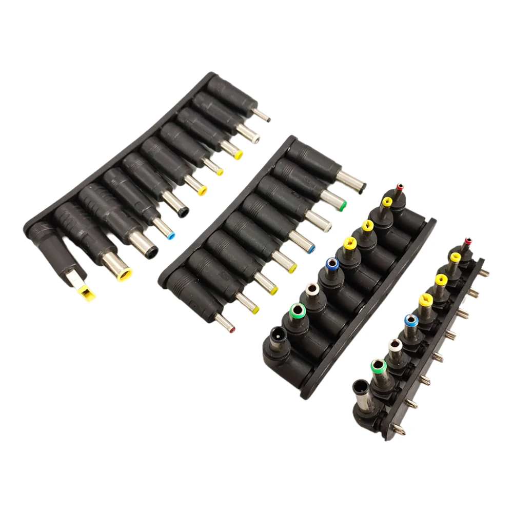 Universal DC Power Connector Kit 5.5x2.1mm Male Female Straight / Right Angle Plug Set for Laptop Notebook Power Adapter