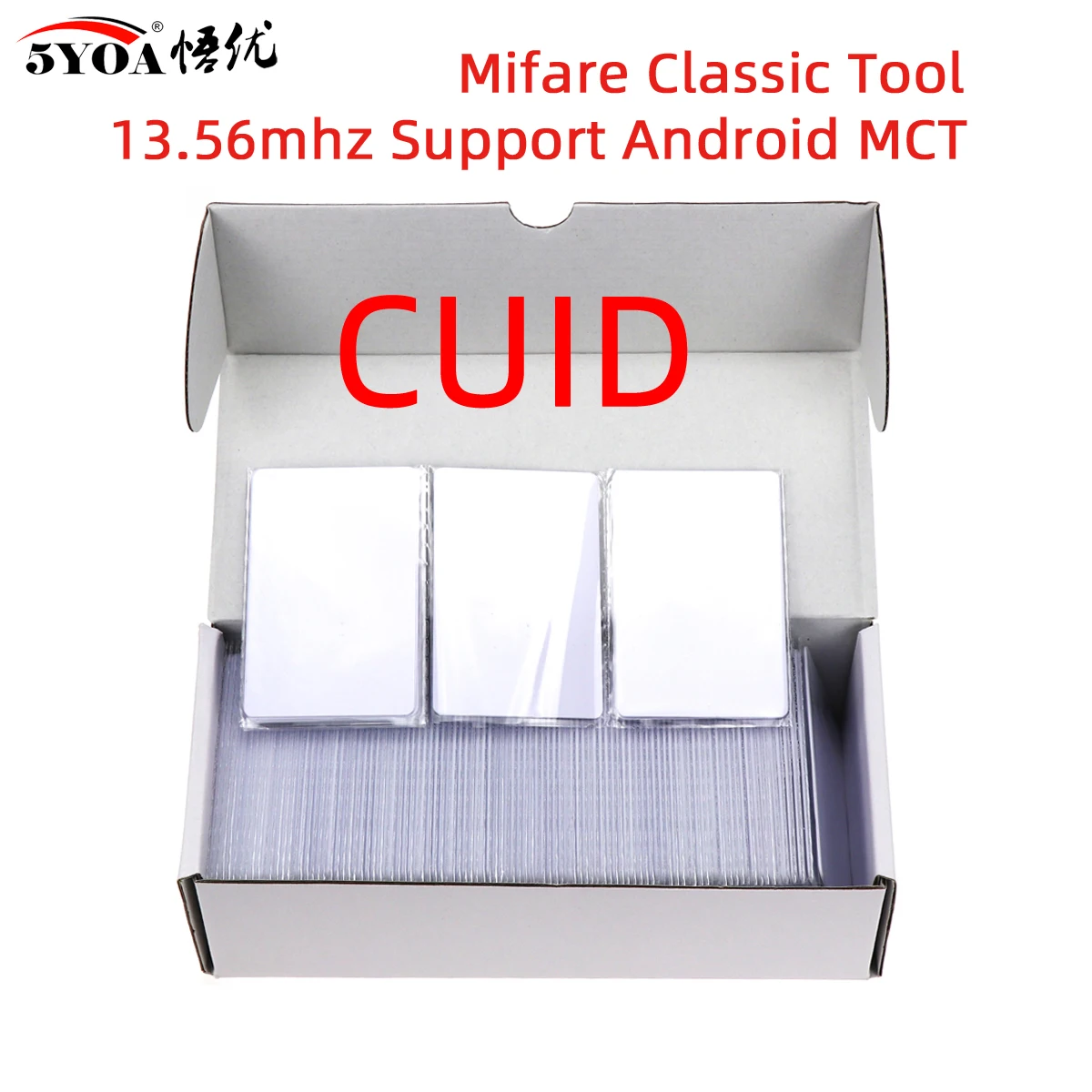 

5YOA CUID Card Gen2 Smart Chip Android App MCT Modify UID Block 0 Changeable Rewritable Copy 13.56Mhz ISO14443 1K S50 RFID IC