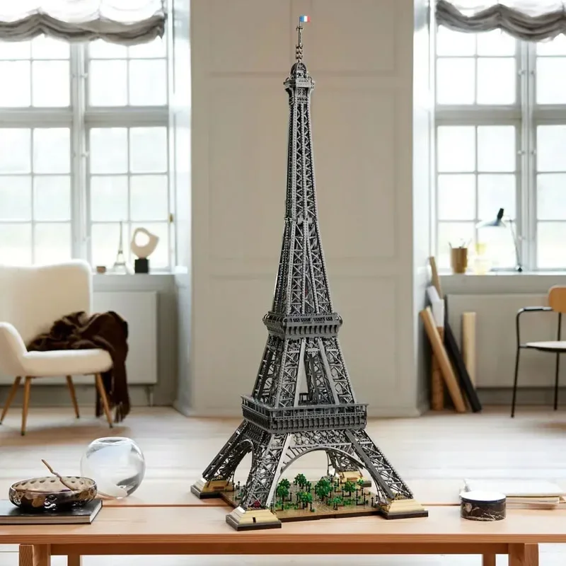 In Stock Hot Sale 10001 Pcs Paris Tower Building Block Bricks Construction Set 10307 Toys For Boy Adults Birthday Christmas Gift