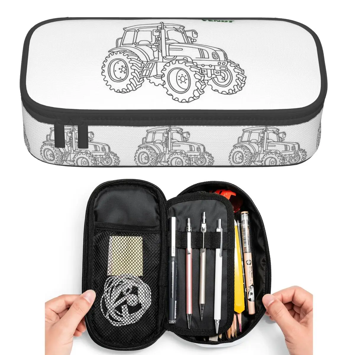 Estuches para lápices Fendt Tractor para estudiantes, caja para lápices, bolsa para lápices, bolsa para lápices de gran capacidad, soporte para bolígrafos