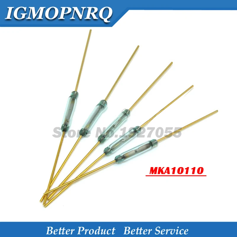 10PCS reed switch GPS-14B GPS-14A MKA14103 MKA10110 2*14MM anti-shock damage magnetic switch GPS-11A GPS-16A