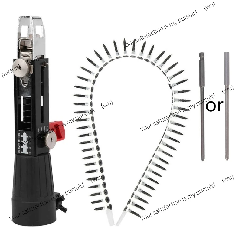 

ZOCI-Electric Drywall Screw Gun Cordless Power Drill Adjustable Screw Length and Depth Easy to Use Carpentry