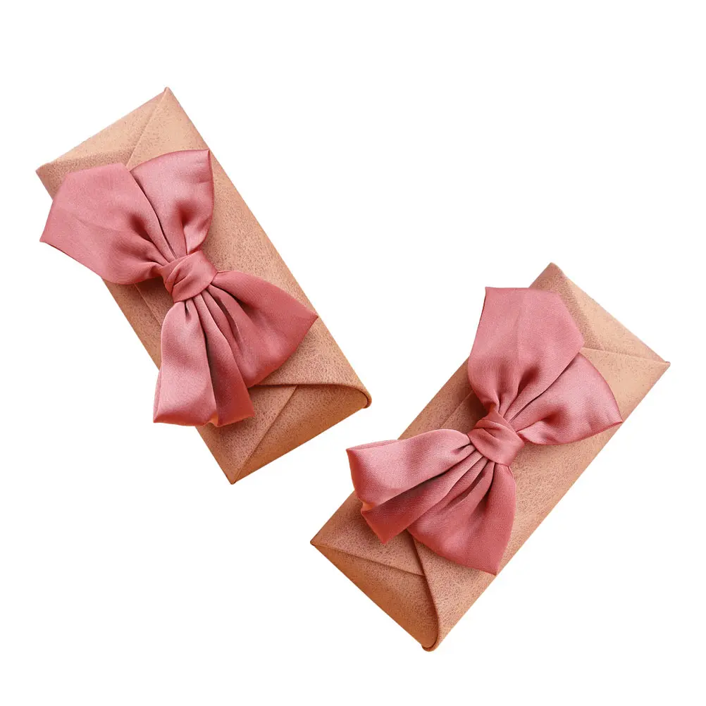 

2Pcs Butterfly Bow Glasses Case PU Soft Lining Reusable Sunglasses Bags Protective Eyewear Storage Box