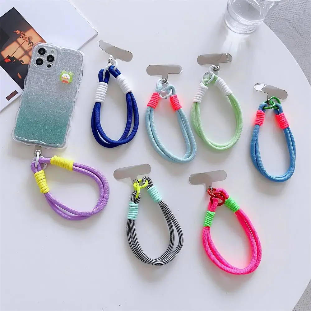 2025New Creative Candy Color Mobile Phone Case Chain Universal Versatile Bag Hand Chain Strong Portable Anti-lost Rope