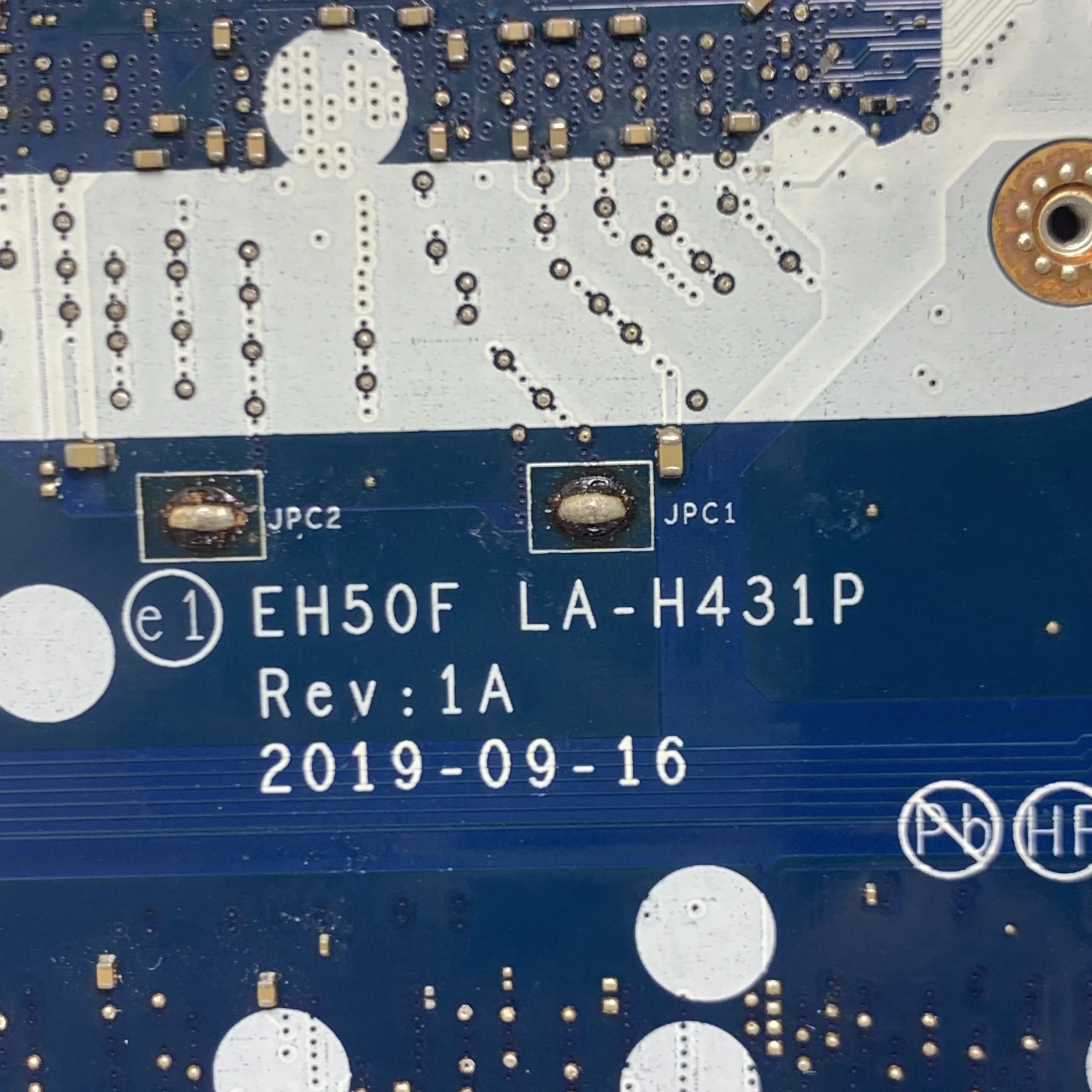 

EH50F LA-H431P NBQ9611002 For ACER AN515-54 AN515-54G Laptop Motherboard W/ SRFCP I7-9750H CPU N18E-G1-B-KD-A1 RTX2060 100% Test