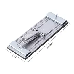 Hand Sander Sandpaper Holder Aluminum Alloy Sandpaper Frame Sandpaper Block for Drywall Wood Walls Paint Shops Furniture Making