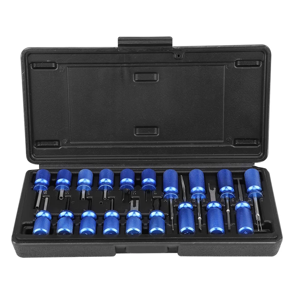 Car Universal 19 Pcs Electrical Terminal Block Release Connector Removal Tool Kit