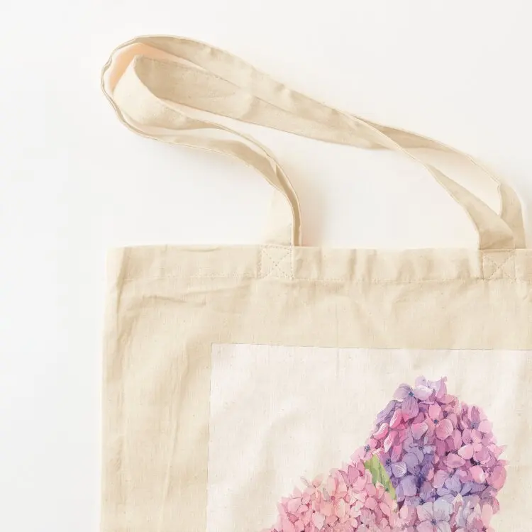 فرع الألوان المائية من الكوبية المتفتحة حمل حقيبة كيس صب فام حقيبة مخصصة حقيبة نسائية للمتسوقين #3