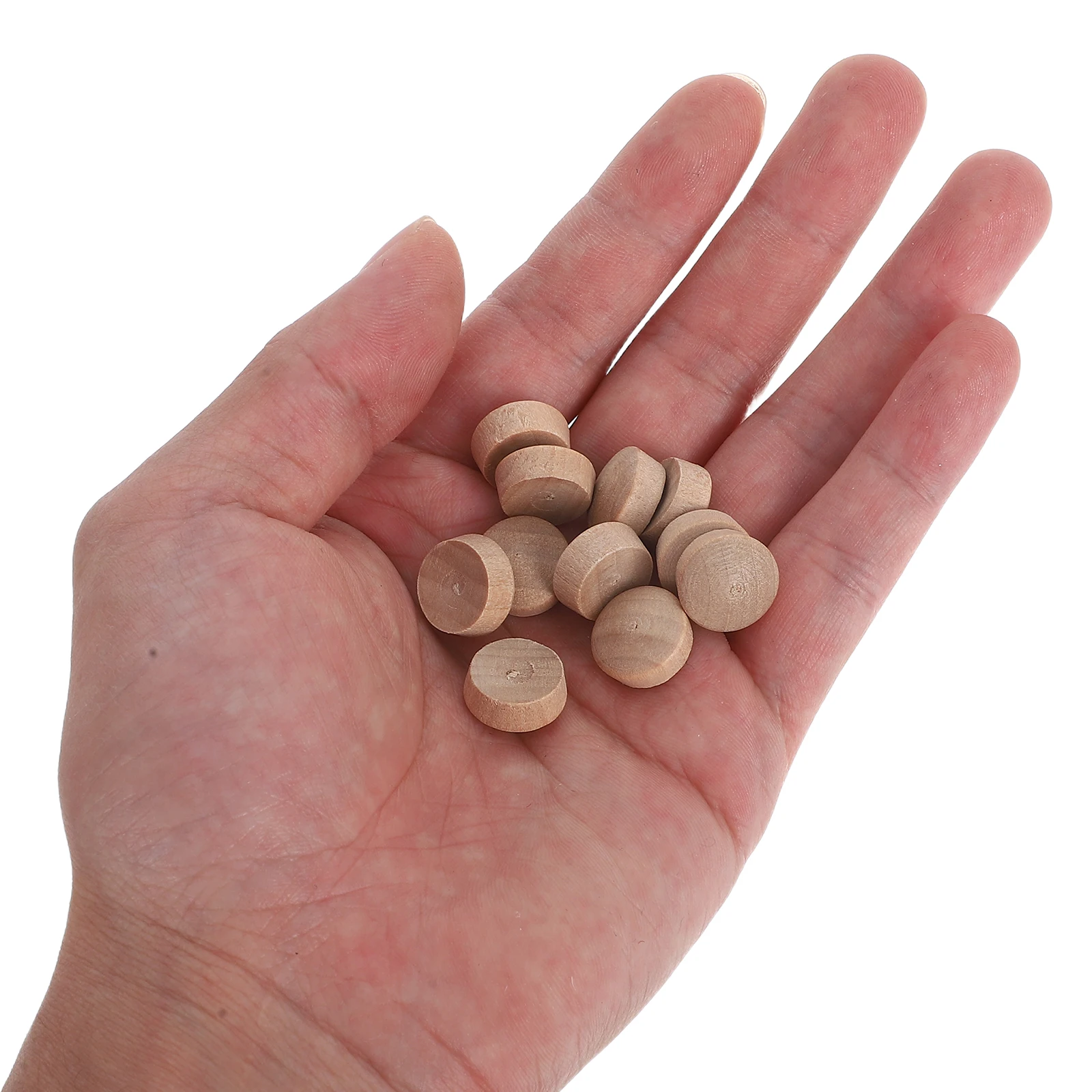 

100pcs Wood Plugs Beehive Cabinet Hole Furniture Carpenter Wooden Cap Reusable Tapered Versatile Application Easy Installation