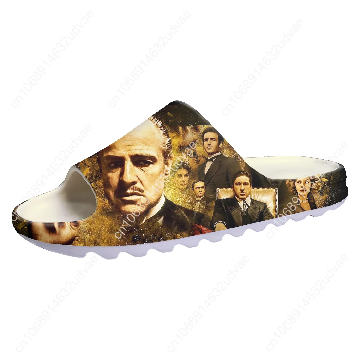 The Godfather Hot Movie Soft Sole Sllipers Mens Womens Teenager Home Clogs Customized Step On Water Shoes Step in Sandals