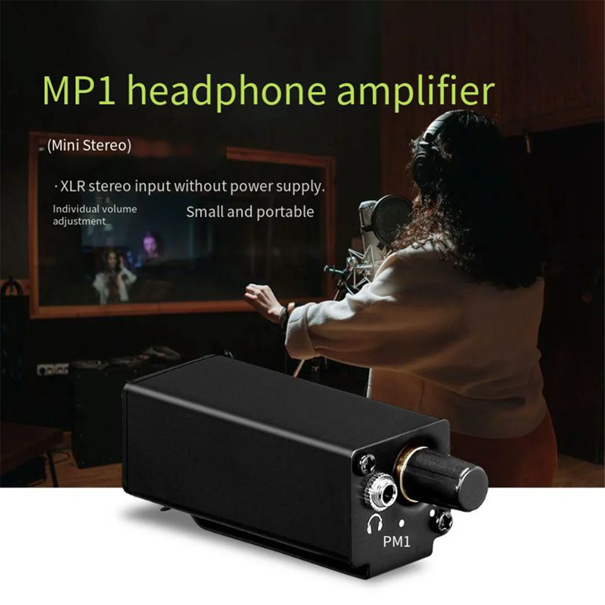 AMPLIFICADOR DE AURICULARES PM1, Monitor portátil de alta calidad para monitoreo de música de escenario de Dj