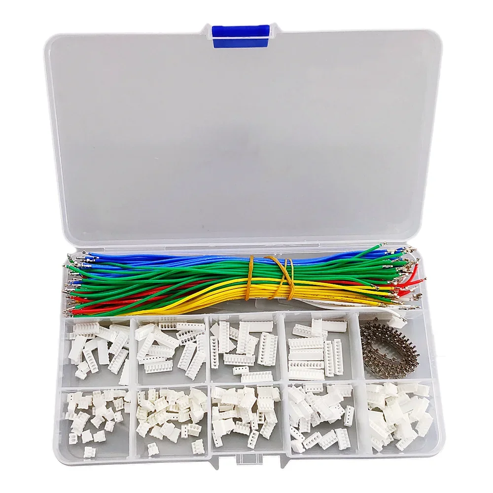 ZH 1.5mm Connector Kit: 28AWG Silicone Pre-Crimped Cables with 2/3/4/5/6/7/8/9/10 Pin Housings, Flexible Wire Adapter Set