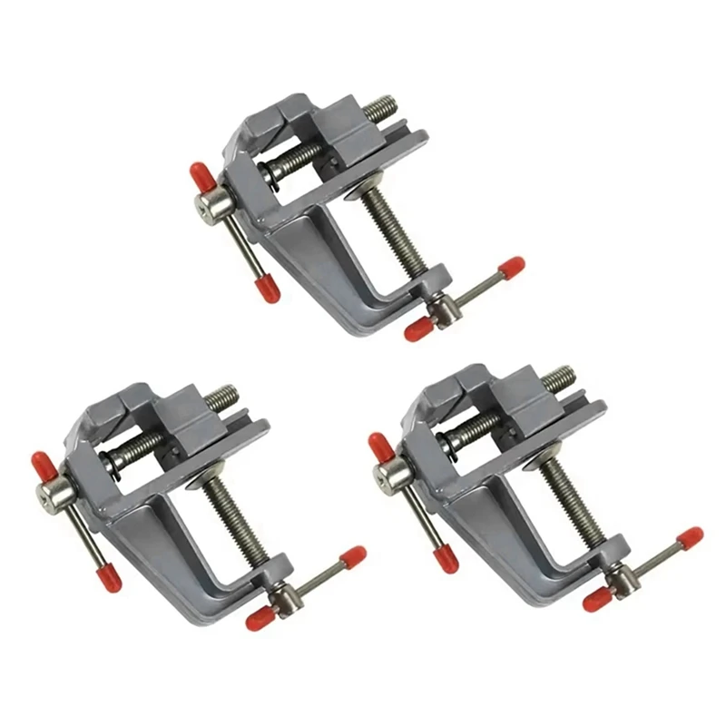 

ABZY-Mini Bench Vise Multi-Function Micro-Type Small Jeweler Hobby Clamp Bench Flat-Nose Vise Tool Vise