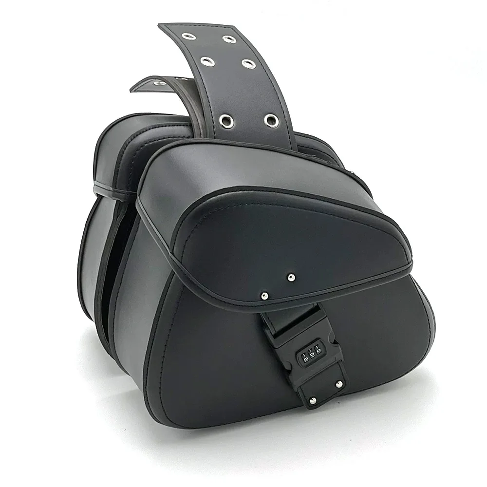 Gepäckträger-Hecktaschen für Sportster 883 1200 Honda Yamaha Suzuki Motorrad-Satteltaschen Motorrad-Seitentaschen Aufbewahrungswerkzeugteile – Detail 29